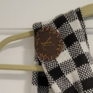 Upcycled LV Infinity Scarf